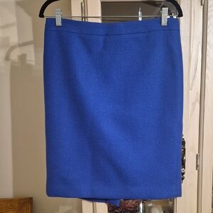 J. Crew Royal Blue Pencil Skirt